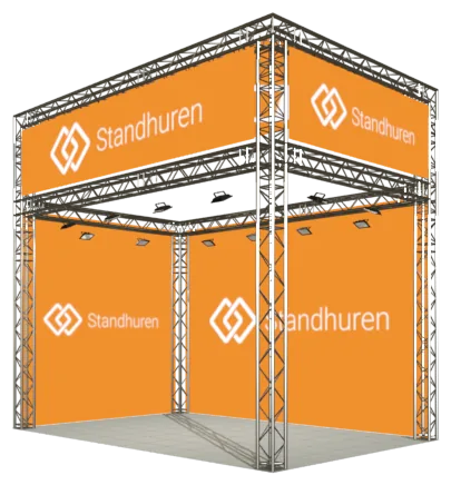Truss Banner en Plafond – Hoekstand beursstand