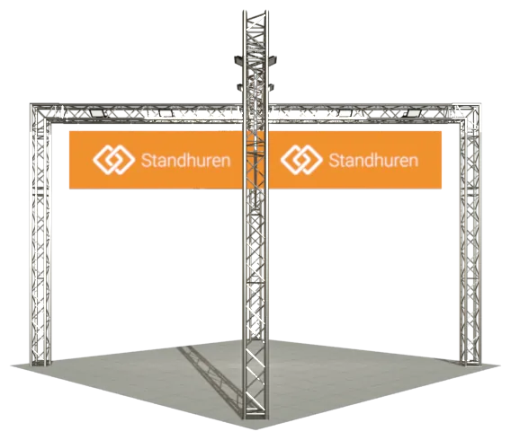 Truss Cross met hangend Spanframe kruis