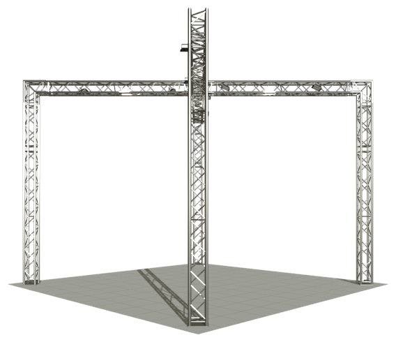 Truss Cross – Eilandstand