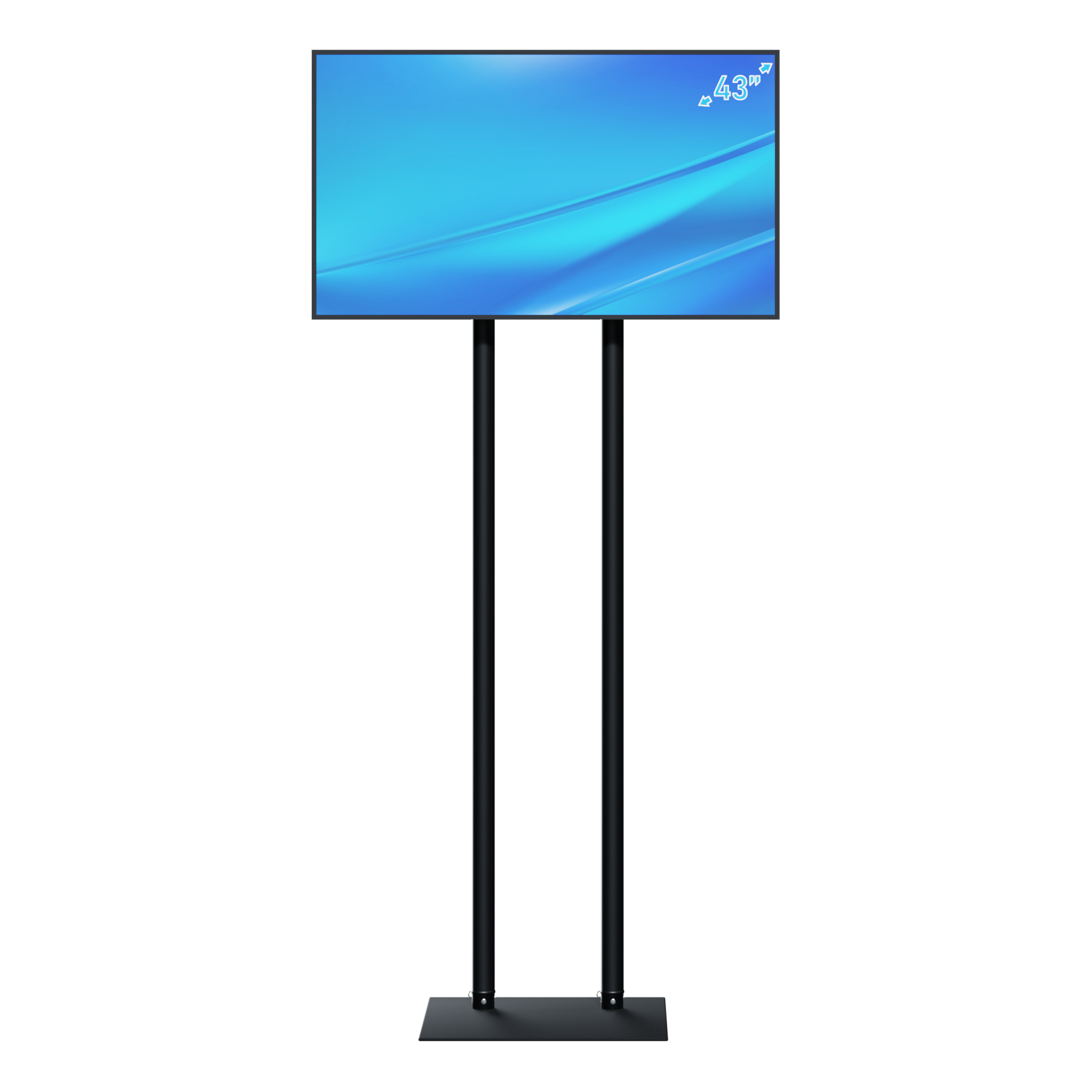 43" scherm huren op RMV Hardenberg